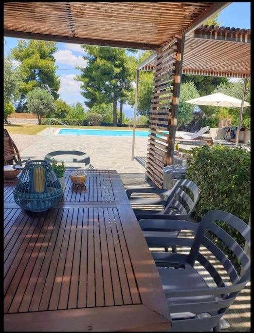 Villa Terrina Agioi Apostoloi  Bagian luar foto